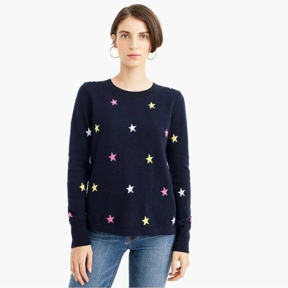 J. Crew Cashmere Star Sweater